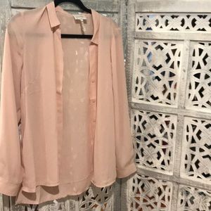 Dusty rose blouse